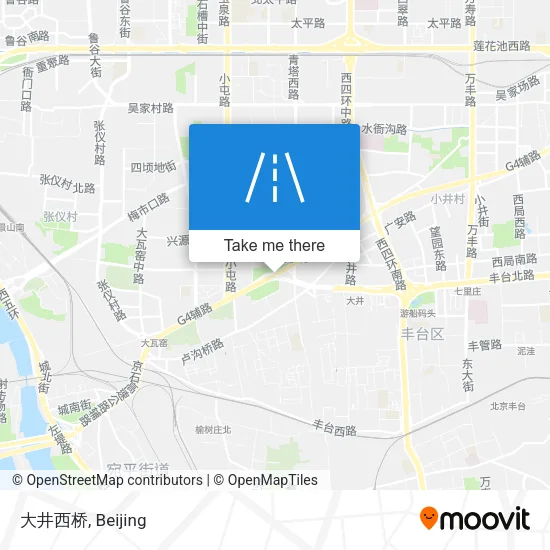 大井西桥 map