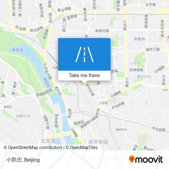 小郭庄 map