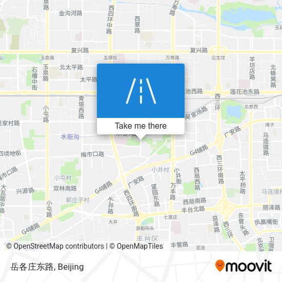 岳各庄东路 map