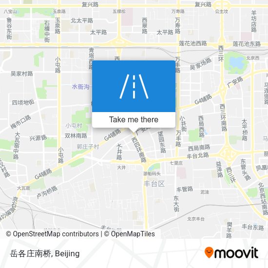 岳各庄南桥 map