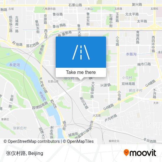 张仪村路 map
