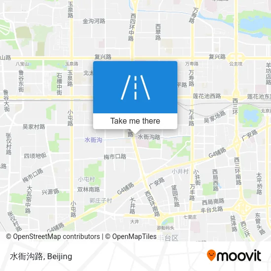 水衙沟路 map