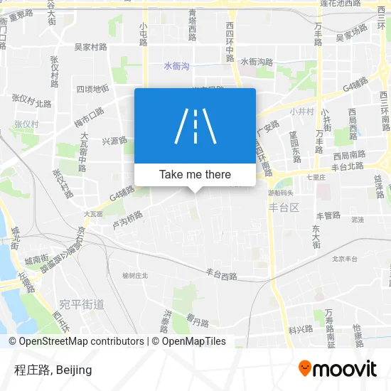 程庄路 map
