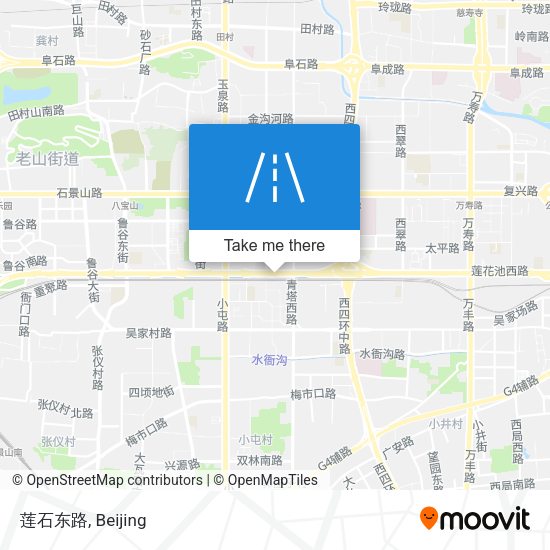 莲石东路 map