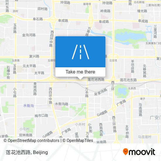 莲花池西路 map