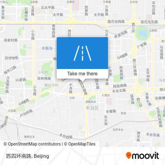 西四环南路 map