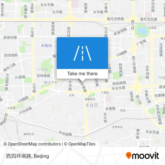 西四环南路 map