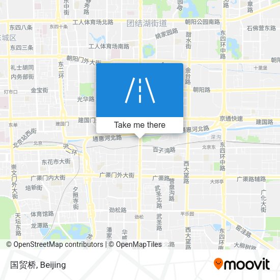 国贸桥 map