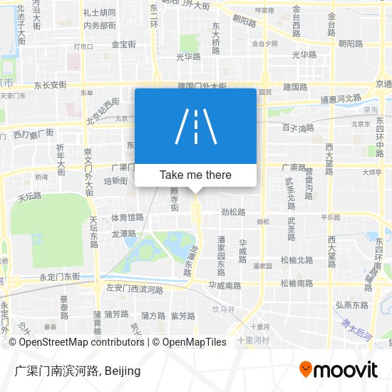 广渠门南滨河路 map