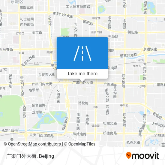 广渠门外大街 map