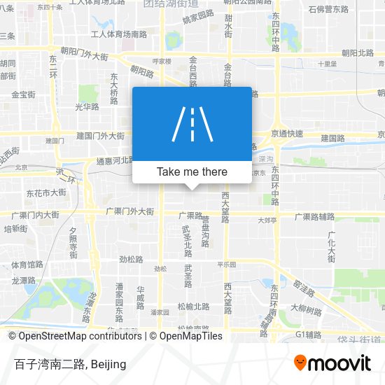 百子湾南二路 map
