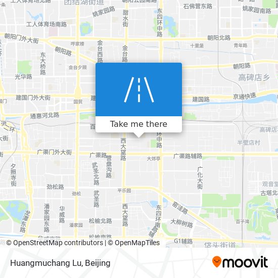 Huangmuchang Lu map