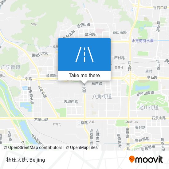 杨庄大街 map