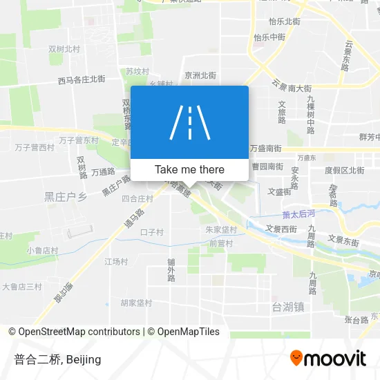 普合二桥 map