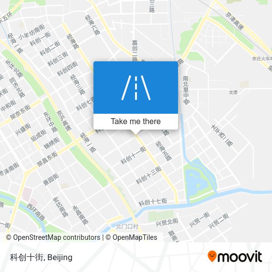 科创十街 map