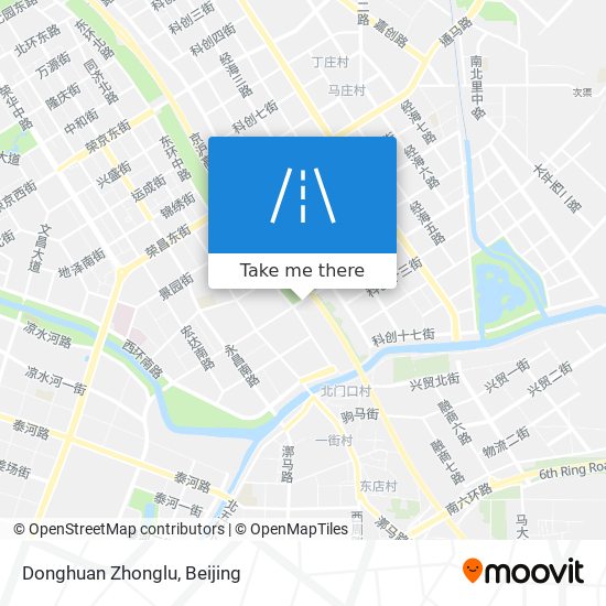 Donghuan Zhonglu map