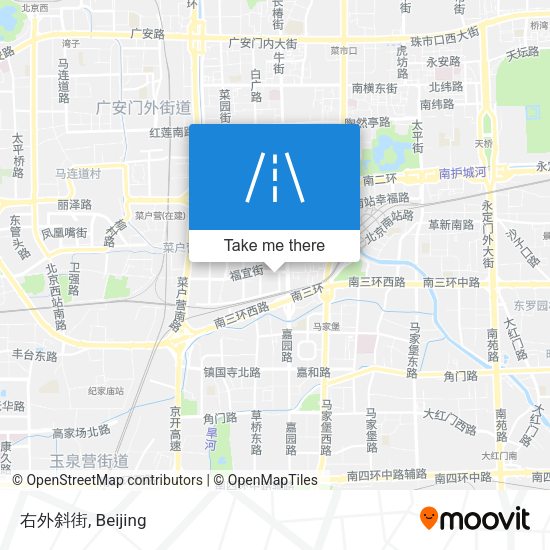 右外斜街 map