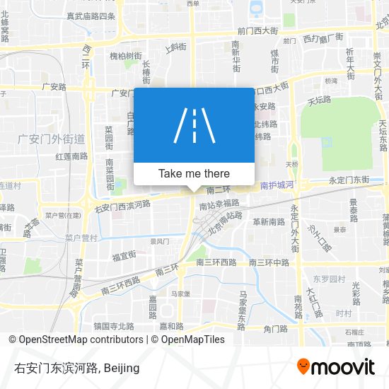 右安门东滨河路 map