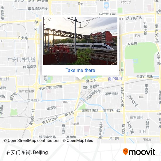 右安门东街 map