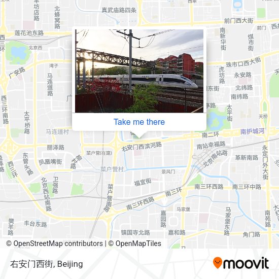 右安门西街 map