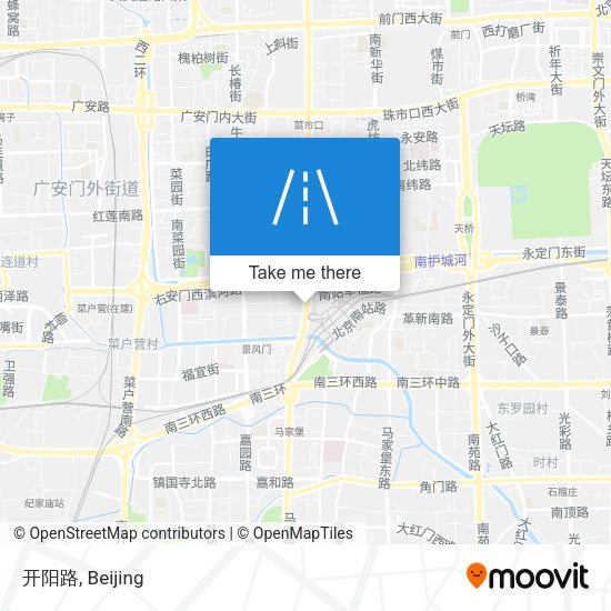 开阳路 map