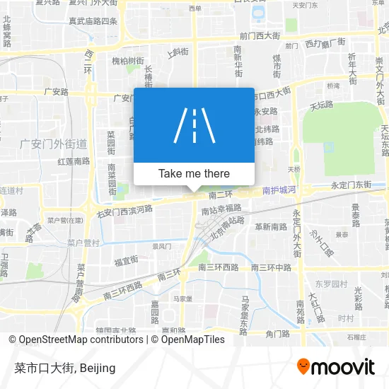 菜市口大街 map