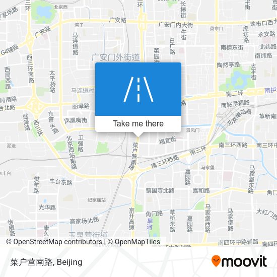 菜户营南路 map