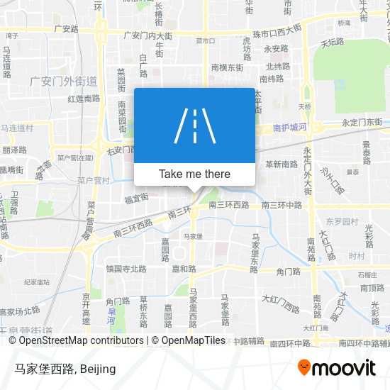 马家堡西路 map