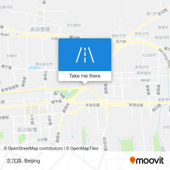 京沈路 map