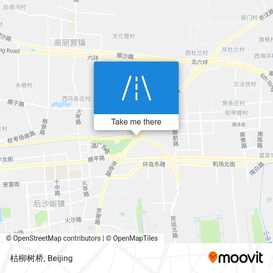 枯柳树桥 map