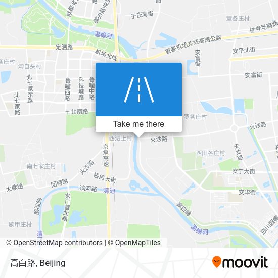 高白路 map