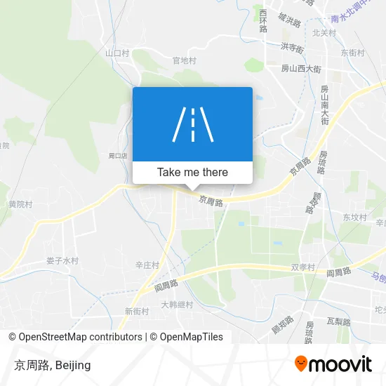京周路 map