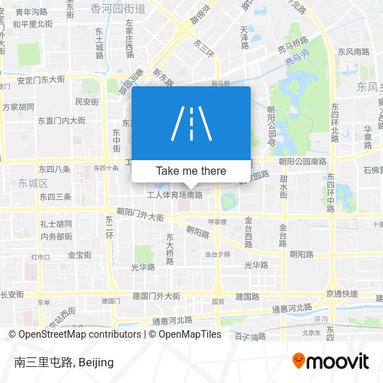 南三里屯路 map