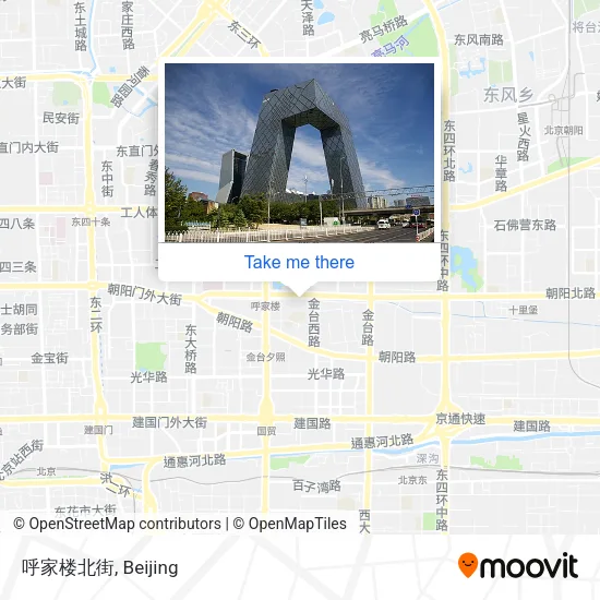 呼家楼北街 map