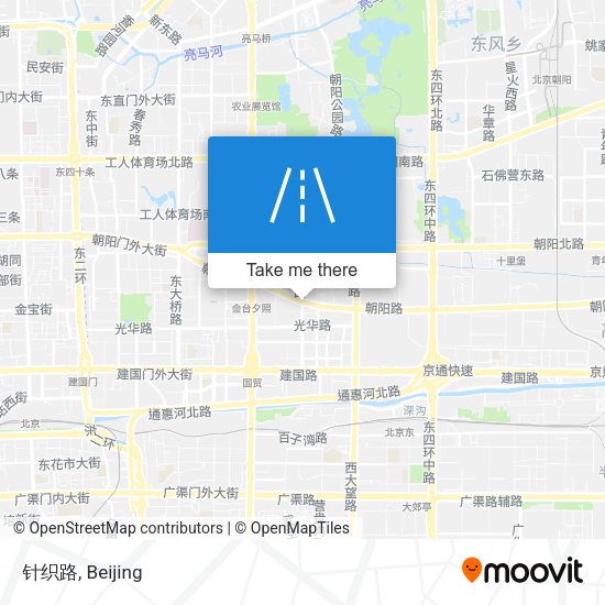 针织路 map