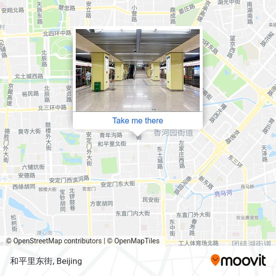 和平里东街 map