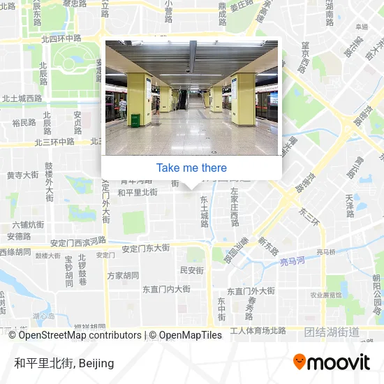 和平里北街 map
