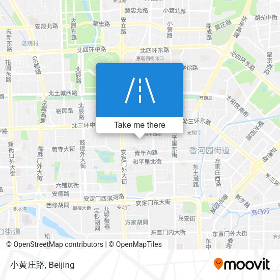 小黄庄路 map