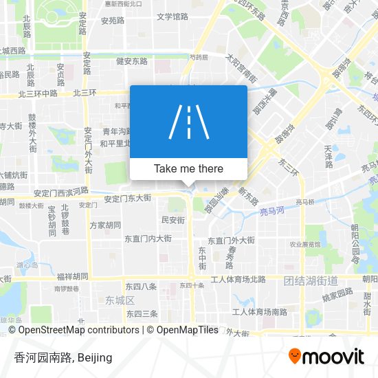 香河园南路 map