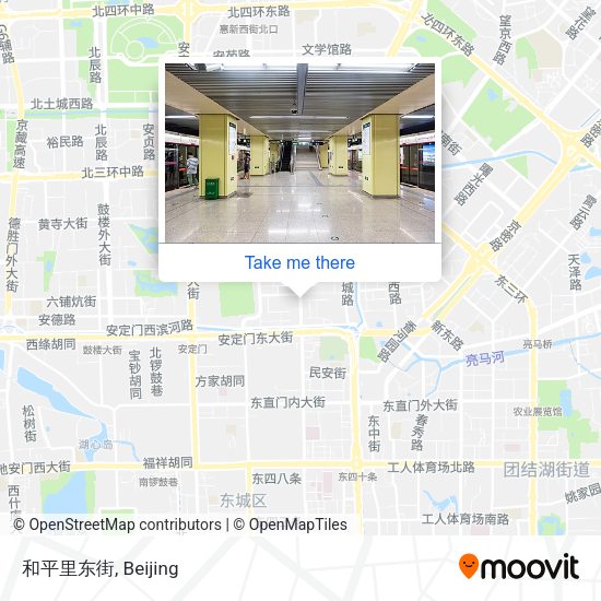 和平里东街 map