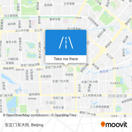 安定门东大街 map