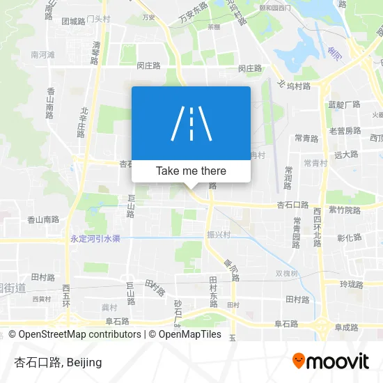 杏石口路 map