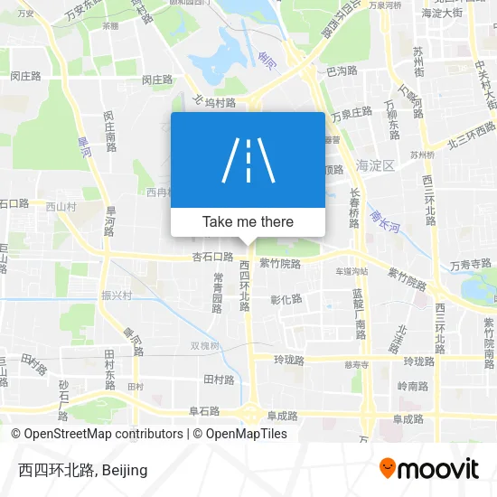 西四环北路 map