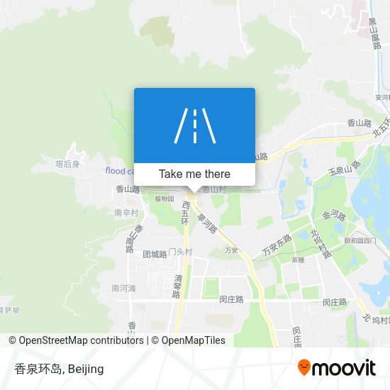 香泉环岛 map