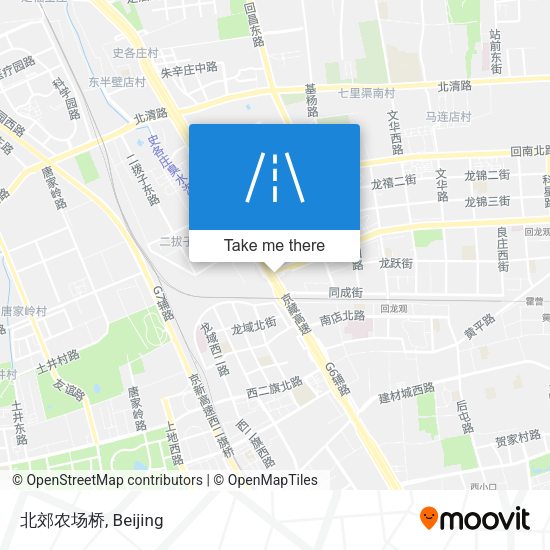 北郊农场桥 map