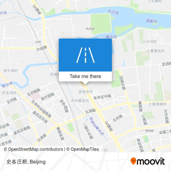 史各庄桥 map