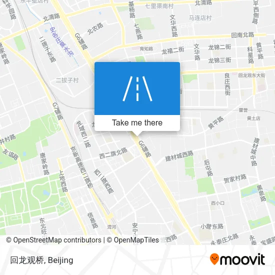 回龙观桥 map