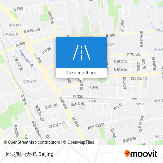 回龙观西大街 map