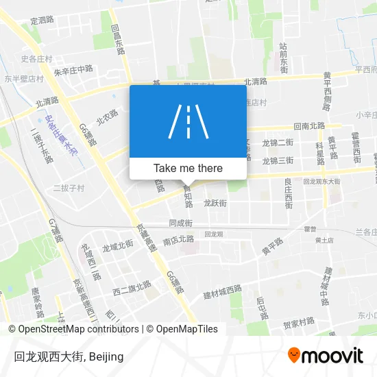 回龙观西大街 map