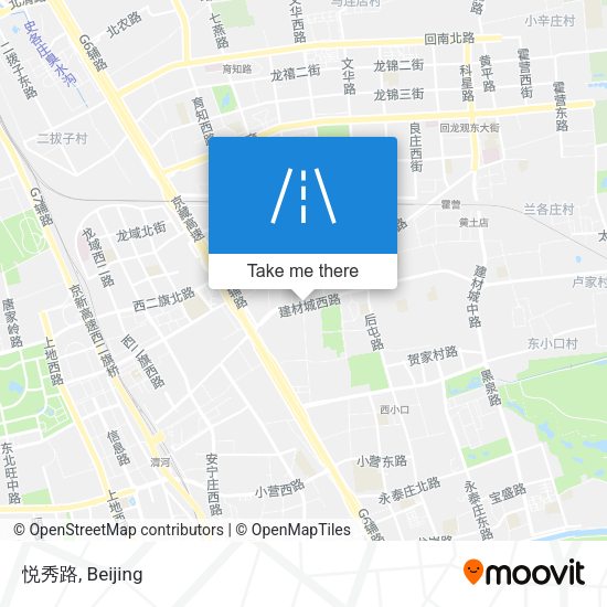 悦秀路 map